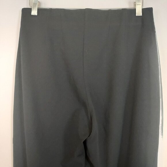 White House Black Market High Rise Slip On Wide Leg Black Pants Size 10 - Picture 3 of 11